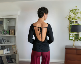 Why Backless Fashion is Making a Comeback: Embrace the Leslie Long Sleeve