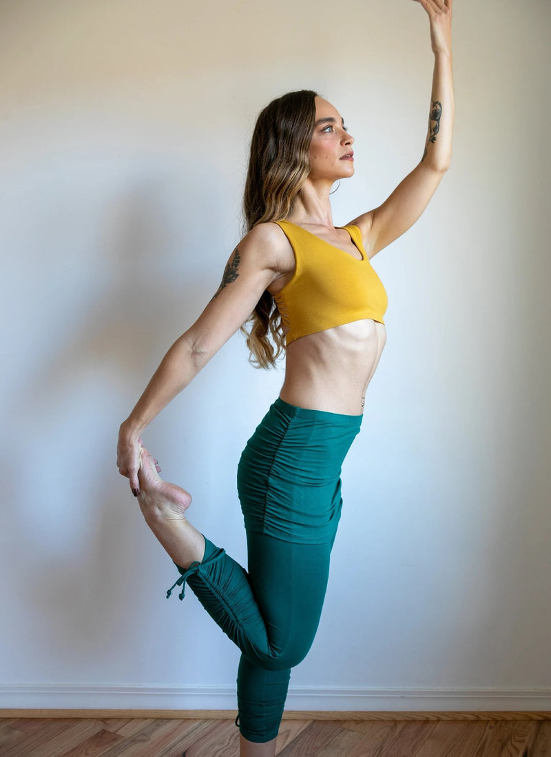 YOGISHOP | Yoga Skirt Leggings Lara - Khaki | Yoga, Yogamats & Yoga -Equipment